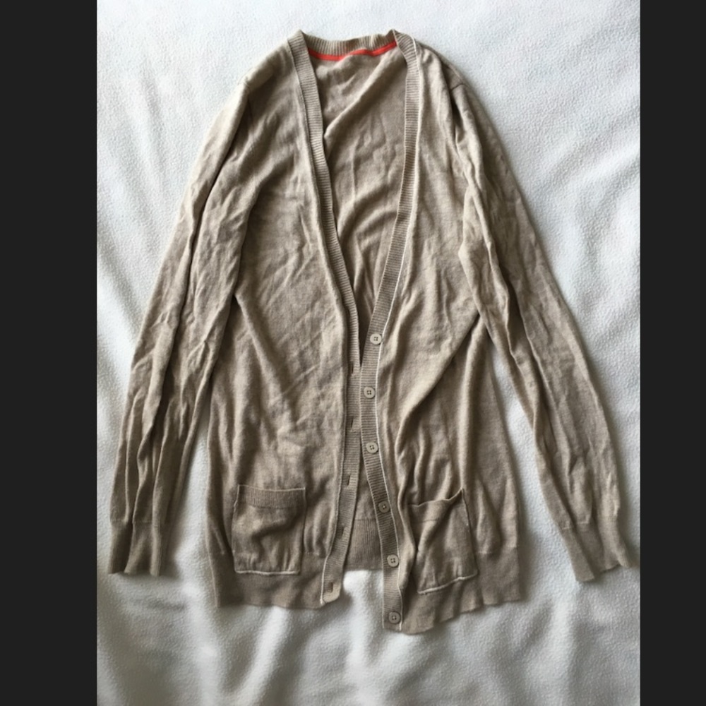 Beige Banana Republic Cardigan